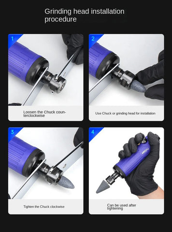 3mm/6mm Pneumatic Die Grinder Air Engraving Grinder Grinding Mill Engraving Tool Polishing Machine for Pneumatic Tools