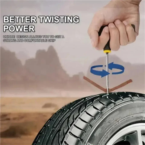 Car Tire Repair Kit Practical Tools Durable Tire Strips Super Glue Included Auto Emergency Repair Kit Optional with/without glue