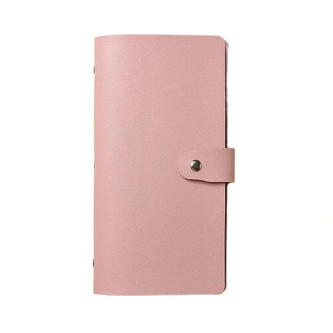 Fun Money Savings Challenge Binder Solid Color PU Savings Challenges Book Easy Leather Cash Budget Notebook Bills Storage