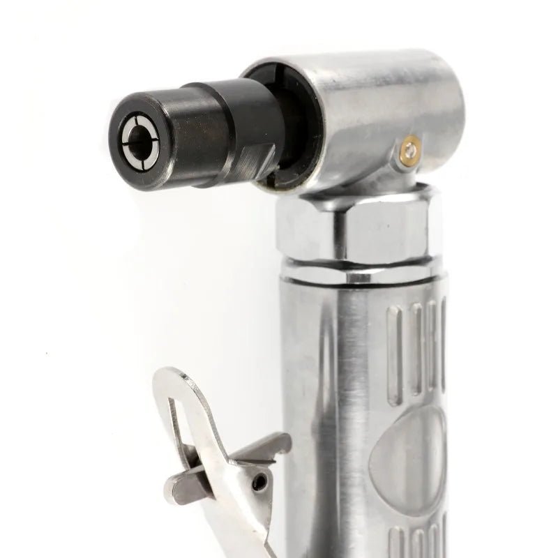 90 Degree Air Die Grinder Mini Air Grinder Pneumatic Grinding Polisher Mill Engraving Machine with Sanding Discs Tool Kit