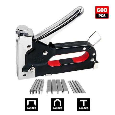 4-in-1 Manual Nail Gun Tool Durable Air Nailer for DIY, Home Decoration, Camping & Industrial Use