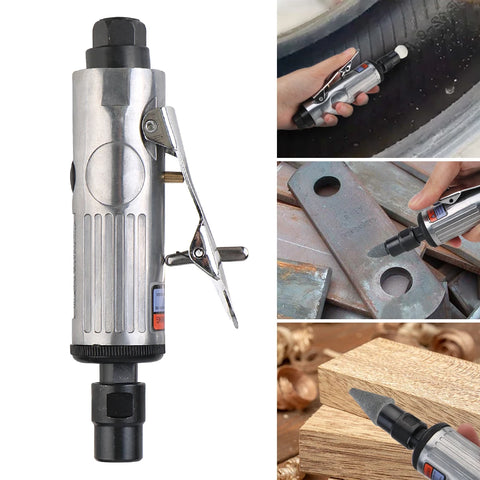 Air Grinder Mill Engraving Tool Car Tool Grinding Polishing Machine Kit Pneumatic Die Grinder 1/4" 1/8" 16Pcs Air Die Grinder