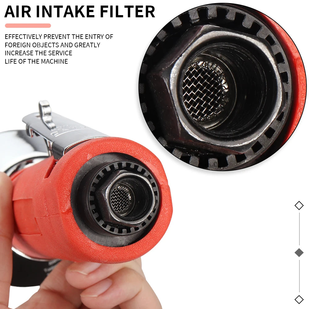 3 Inch Pneumatic Angle Grinder Wheel Air Grinder Tool for Metal Wood Cutting Grinder Pneumatic Tool Polishing Machine