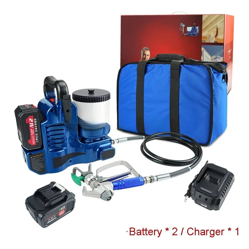 High Pressure  Spraying Machine Electric Paint Sprayer Airless Spray Gun Lithium Battery Airless Spray Machine