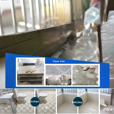 【Transparent Liquid Wall Waterproof Adhesive】Clear Waterproof Coating for Wall Leak Repair Invisible Protection Easy Application