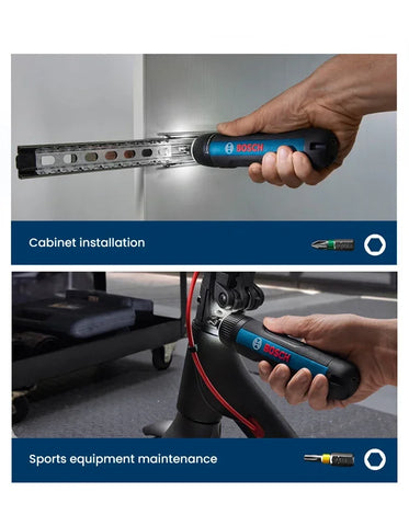 Bosch GO 3 Electric Screwdriver Set 3.6V 5Nm Cordless Mini Hand Drill Rechargeable Screw Driver Bosch Multi-Function Power Tool