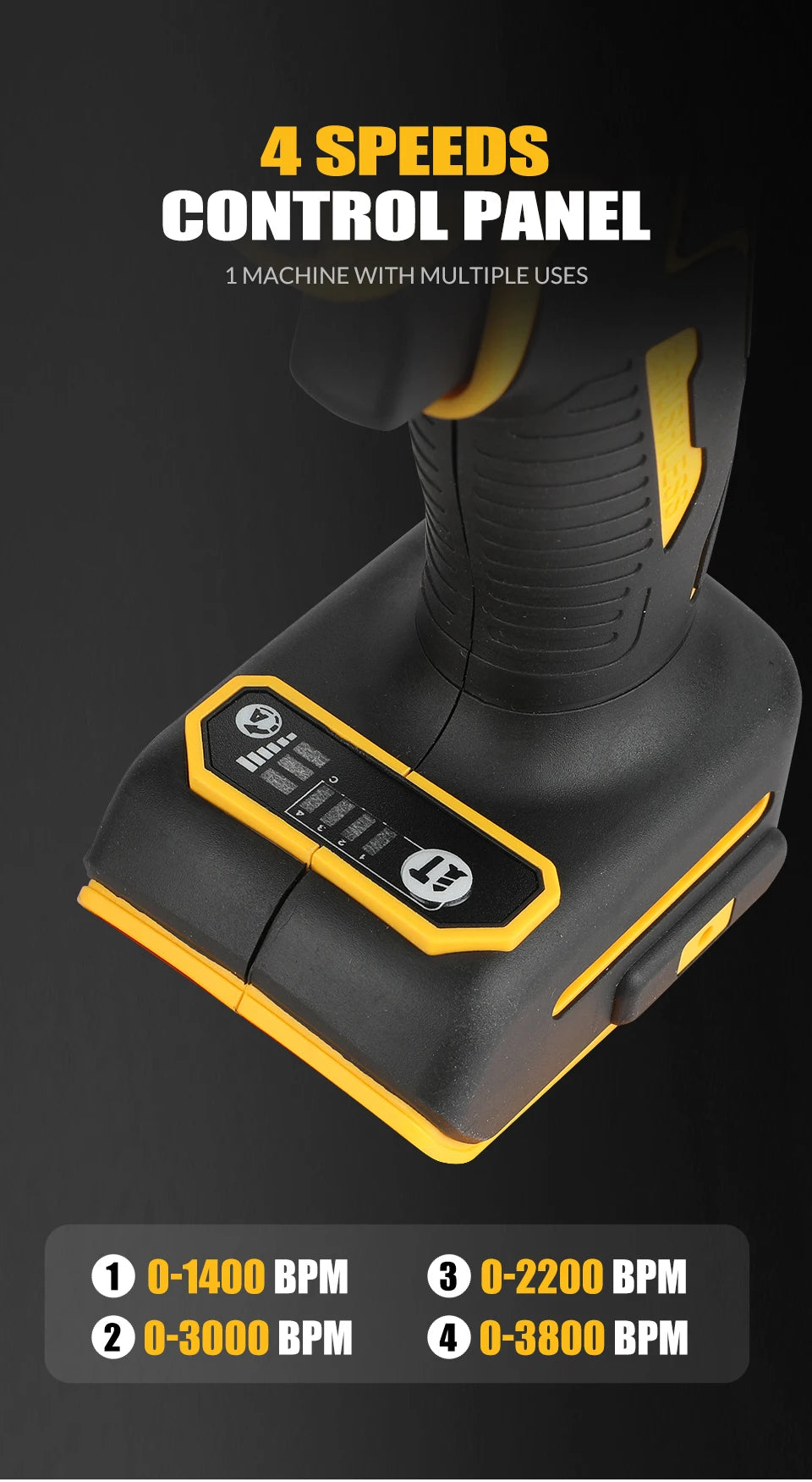 Dewalt 850 Screwdriver20V Brushless Lithium Battery Electric Screwdriver 3 Gears Adjustment High Torque High Impact withLEDLight