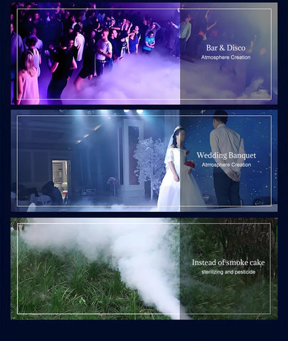 12V Water Mist Fog Machine Low Smoke Machine Auto Car Sprayer Outdoor Photography Machine For DJ Stage Wedding Music Party