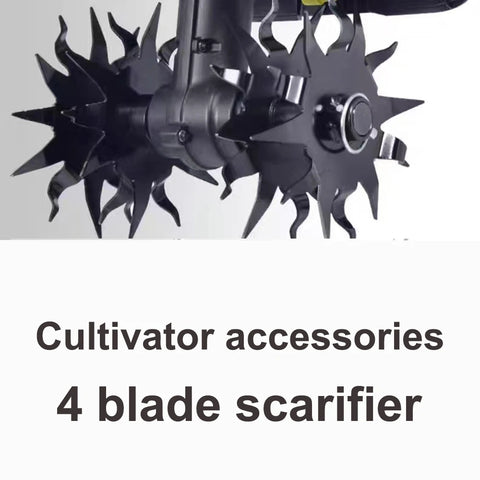 Abeden 20V Handheld Electric Ripper Cultivator Garden Rotary Tiller Cordless Weeder Garden Tractor Portable Grass Trimmer