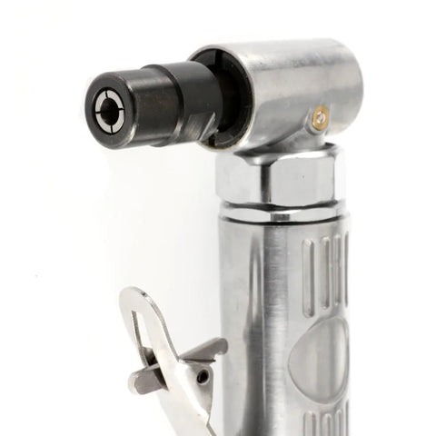 90 Degree Air Die Grinder Mini Air Grinder Pneumatic Grinding Polisher Mill Engraving Machine with Sanding Discs Tool Kit