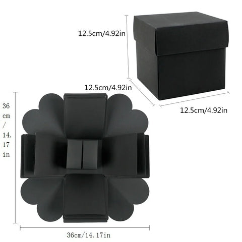 DIY Explosion Photo Album Gift Box Storage Box Valentine's Day Surprise Gift Box Romantic Couple Creative Gift