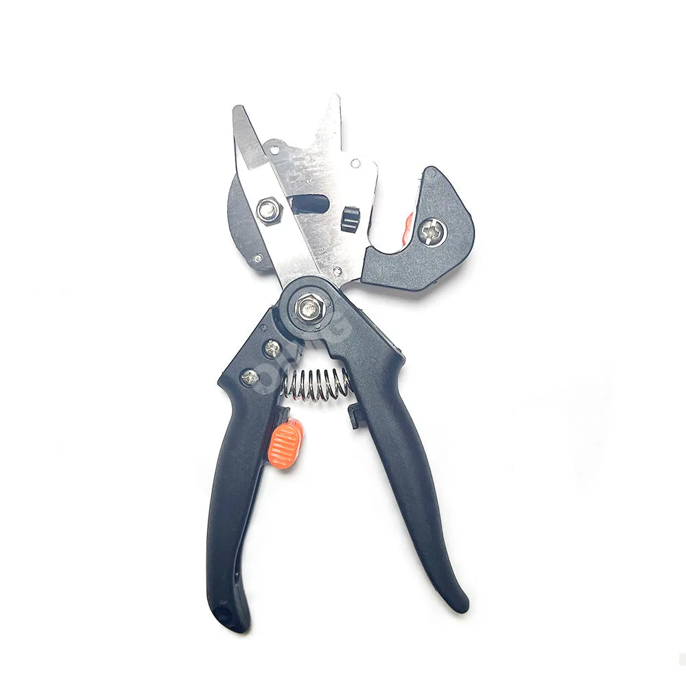 Garden Grafting Tool Pruning Shears Cutting Tool for Plant Branch Vine Fruit Trees with 3 Blades Professional Grafting Scissors