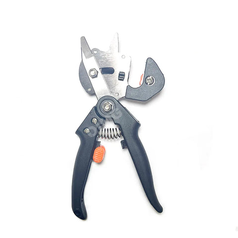 Garden Grafting Tool Pruning Shears Cutting Tool for Plant Branch Vine Fruit Trees with 3 Blades Professional Grafting Scissors
