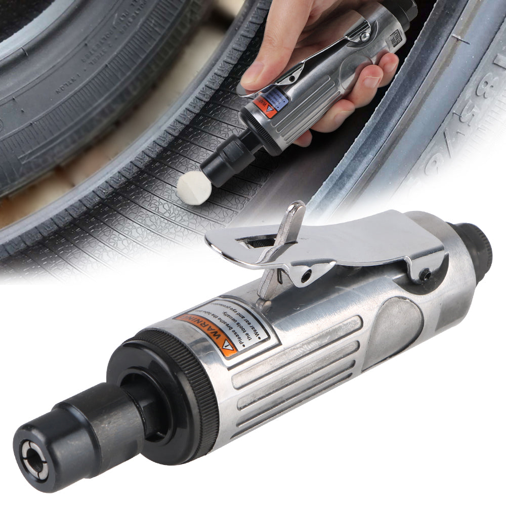 Car Tool Grinding Polishing Machine Kit 1/8" Air Die Grinder 16Pcs Pneumatic Die Grinder 1/4" Air Grinder Mill Engraving Tool